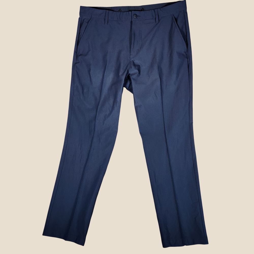 Adidas Golf Pants Mens 36x32 Navy Blue Excellent Ultimate365 IU2837